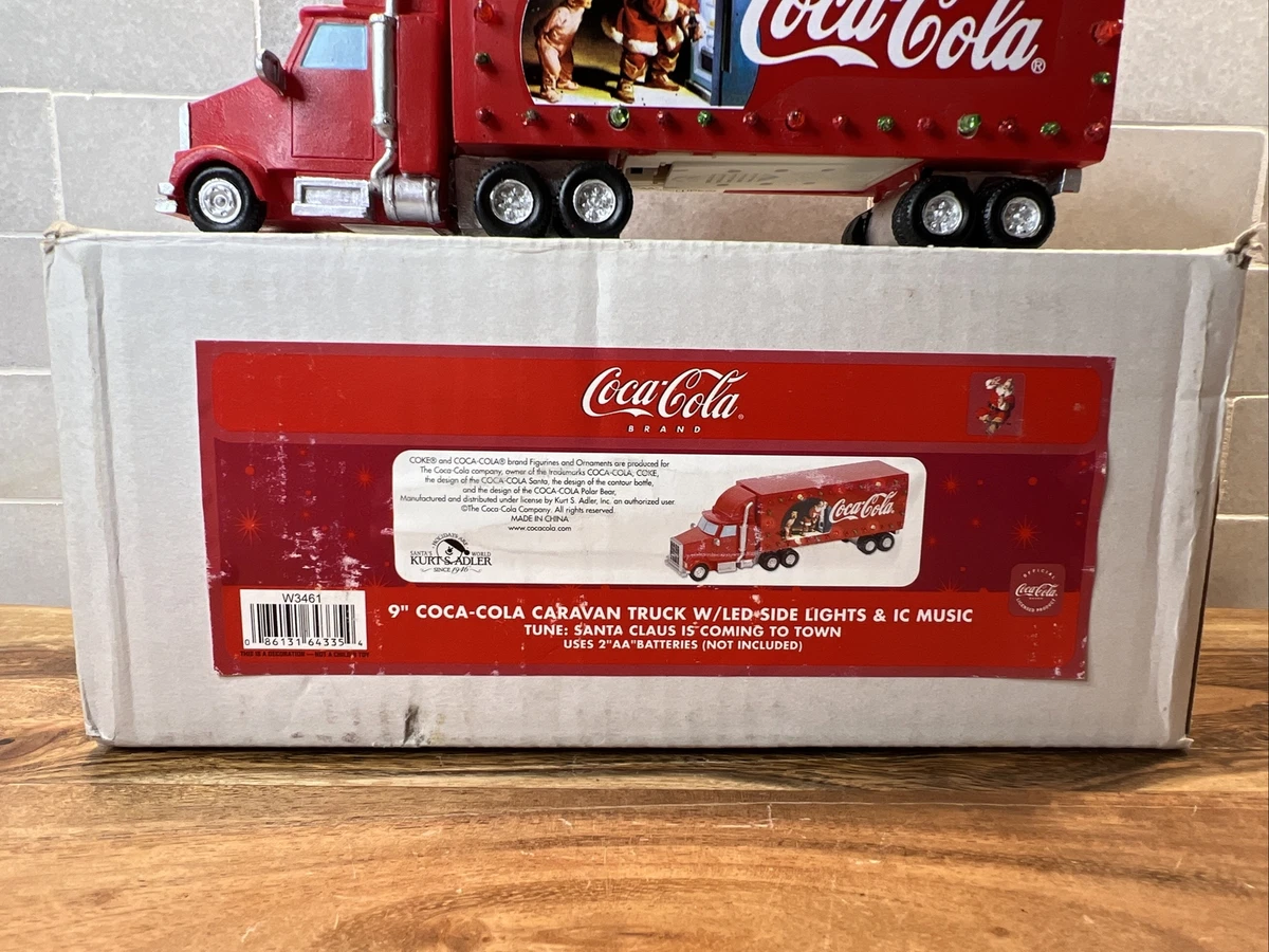 Make an Amazing Coca-Cola Christmas Truck illuminated with LEDs 