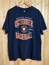 Houston Astros T Shirt October Baseball Playoffs 2018 Postseason MLB Sz XL