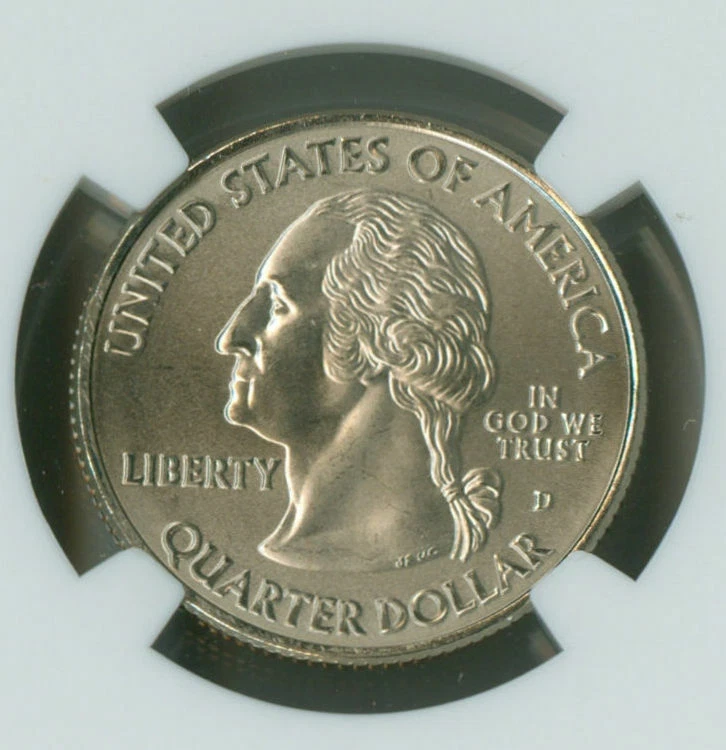 2009 P NGC SMS MS69 DISTRICT OF COLUMBIA DC Quarter 25c TOP REGISTRY Spotless - Image 3 of 4