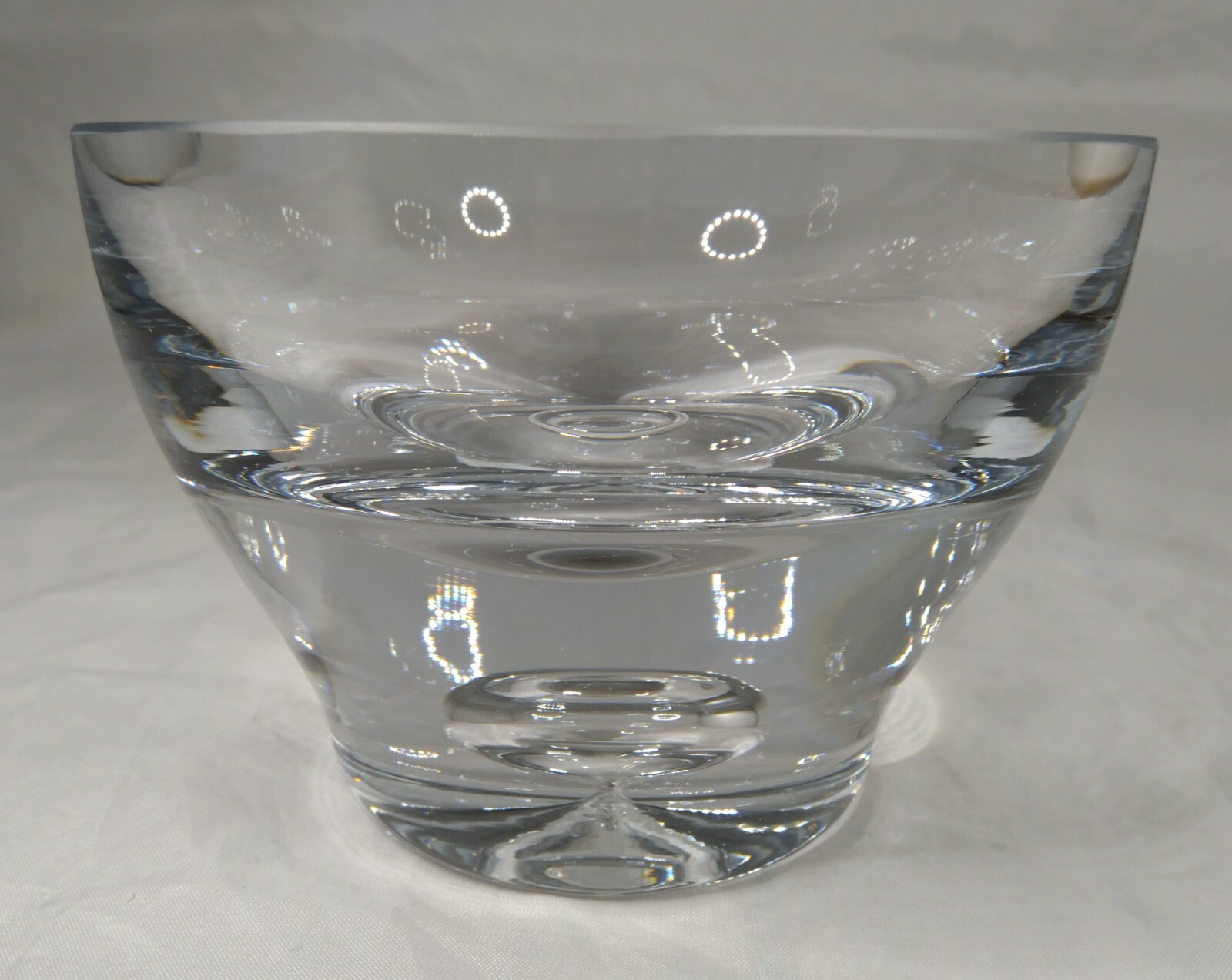 Krosno Clear Glass Tea Light/Candle Holder with Bubble Base eBay