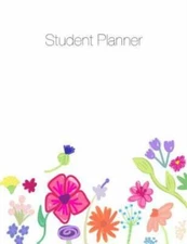 Student Planner, Organizer, Agenda, Notes, 8 5 X 11, Undated, Week At A Gla...