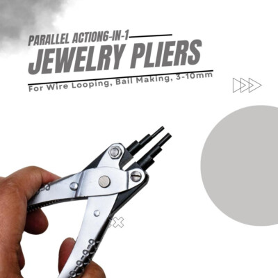 Parallele Kautionszange 6 in 1 mehrere Größen Draht Schleife Formen Schmuck UK