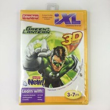 Fisher-Price iXL Software Green Lantern with 3D Game Glasses Included 3-7 YR NEW