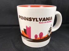 Pennsylvania Runs on Dunkin Donuts 2012 Destination Coffee Tea Cup Mug White