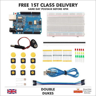 UNO R3 Starter Elektronik Entwicklungskit - kompatibel mit Arduino IDE - UK