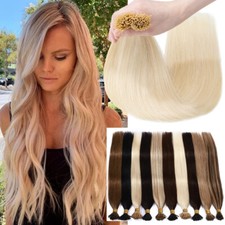 I-TIP Pre Bonded Keratin 100 Real Remy Human Hair Extension 200 Stick/16-22inch