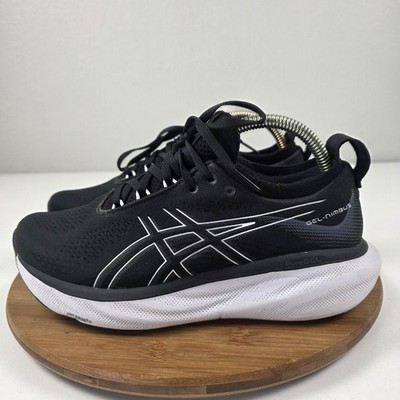 ASICS GEL-Nimbus 25 Shoes Womens Size 9 Black Running Road Sneakers 1012B356