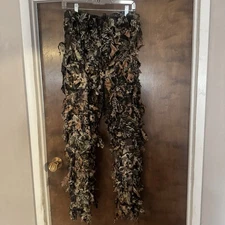 Cabelas Ghillie Mens Medium Reg Scentlok Mossy Oak Break-Up Infinity Leafy Pants