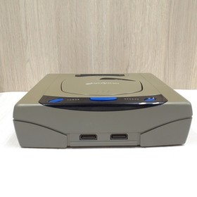 Sega Saturn Console bundle with 2 controllers, 5 games & cables Japan Gray