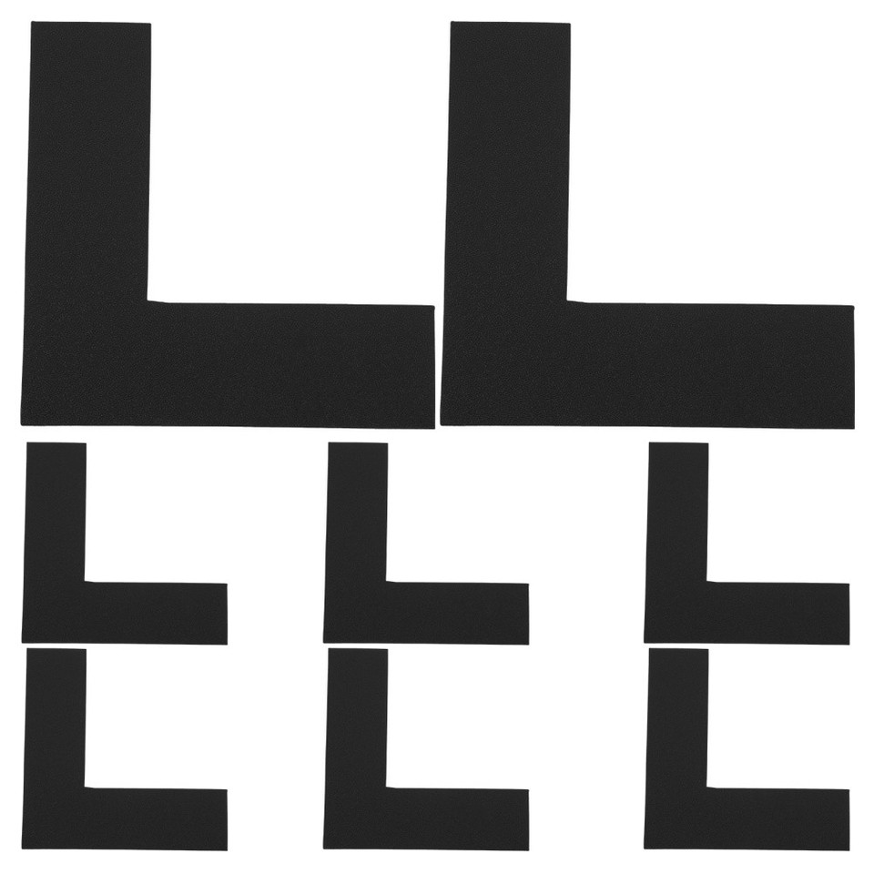 8PCS Location Marking Corner L Shaped Floor Marker Rounded Corners ...