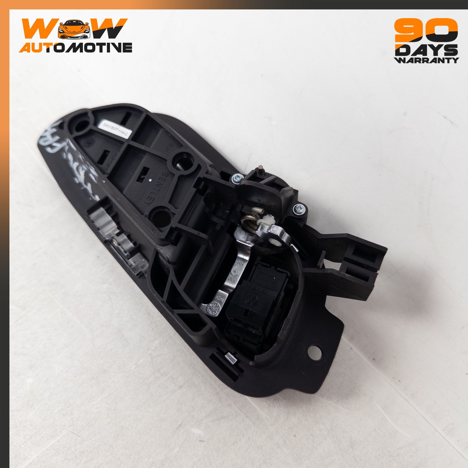 04-11 BENTLEY CONTINENTAL GTC GT RIGHT PASSENGER SIDE INTERIOR DOOR HANDLE OEM