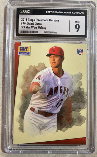 Shohei Ohtani #79 2018 Topps Throwback Thursday card