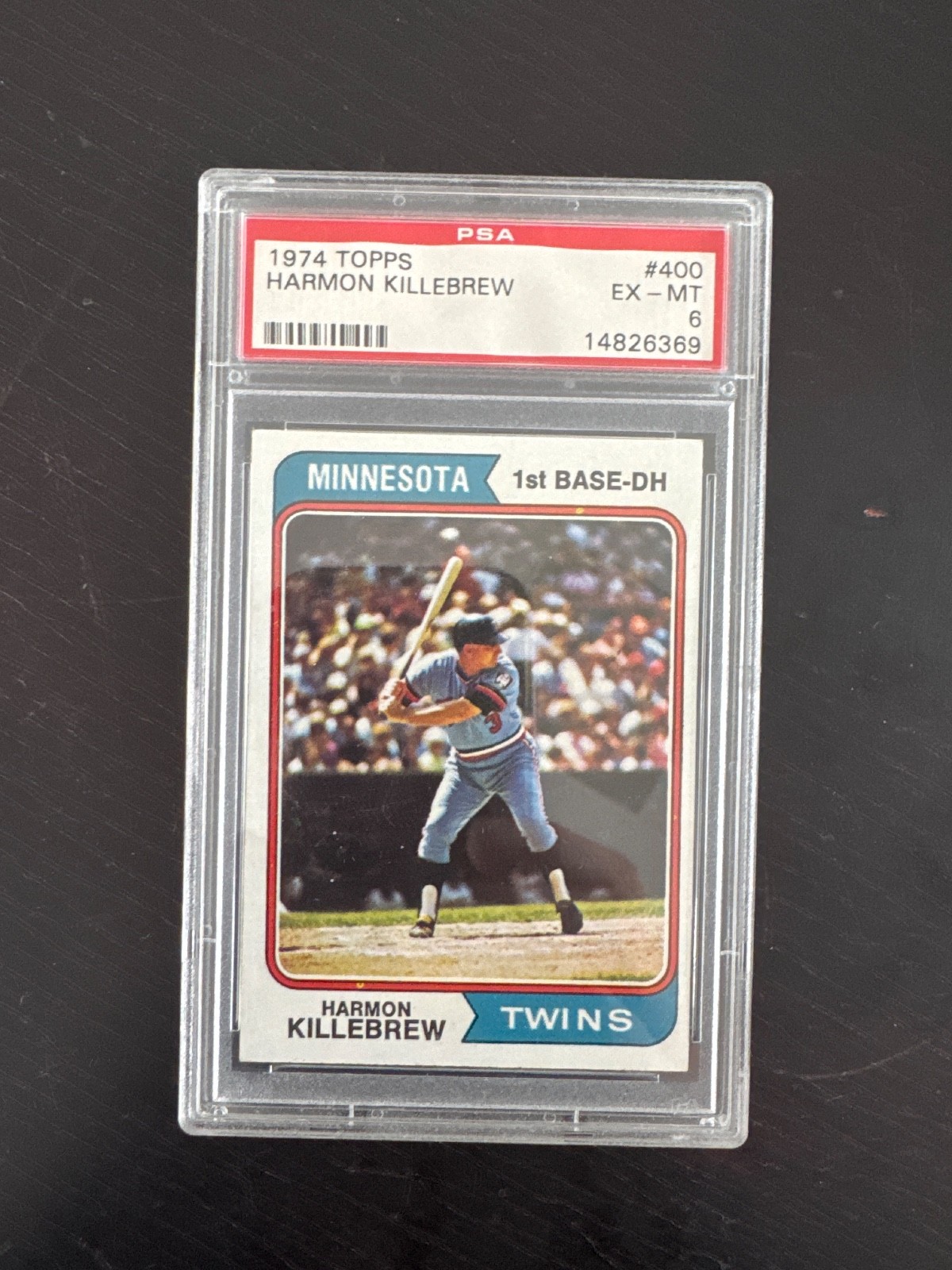 1974 Topps - Harmon Killebrew #400 Psa 6 Twins