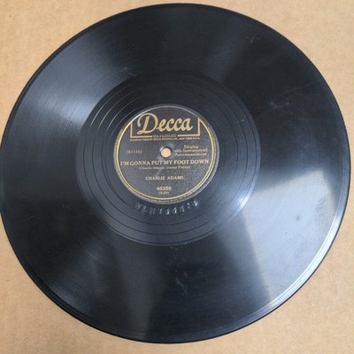 Charlie Adams 78  I'm gonna leave you pretty baby I'm gonna put my foot down  VG