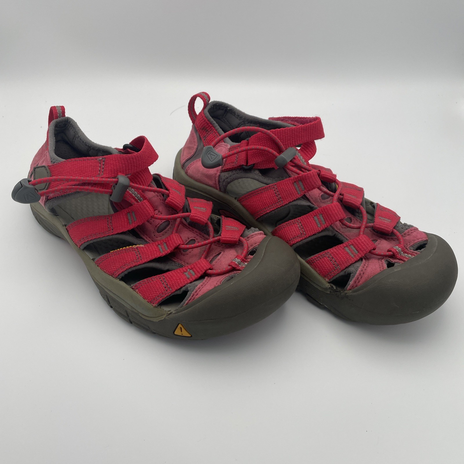 Keen sandalo donna rosa rosso taglia 6 fiume punta chiusa impermeabile cuscino regolabile