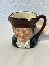 Royal Doulton Old Charlie Charley Toby Charter Jug  2-1/4" - EXCELLENT
