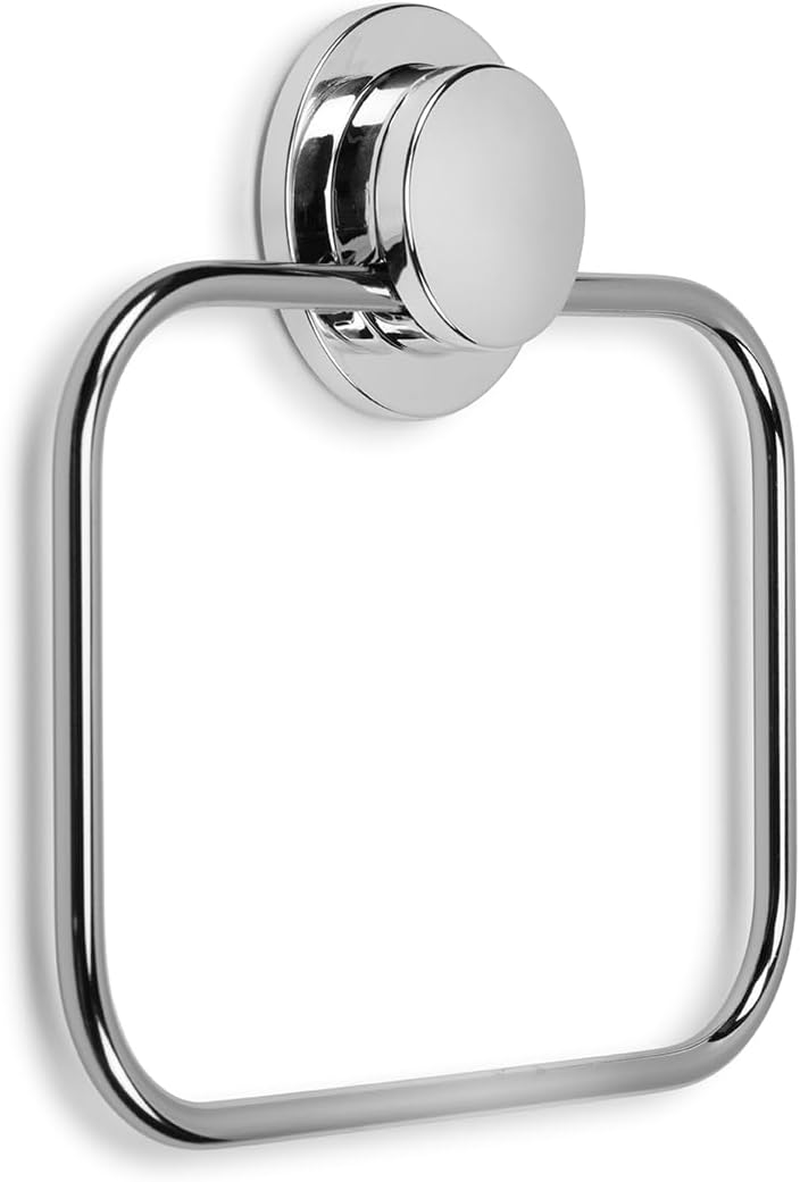 Stick 'N' Lock Self Adhesive Bathroom Towel Rail - Hand Towel Holder for Bathroo