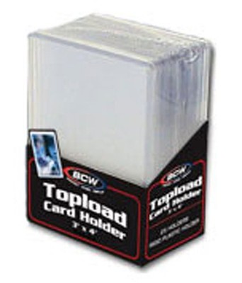 Trading & Gaming Card Supplies - TOP LOADERS ( 1000 Hard Plastic Cases - 40 Pack