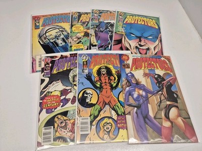 Protectors issue #2 3 4 6 7 12 Malibu Comics With Variants Bundle Lot Of 7