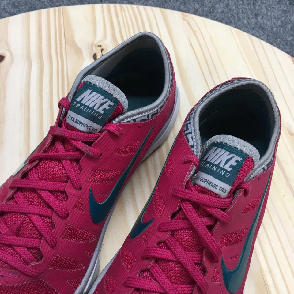 Nike Shoes Womens 10 Flex Supreme TR3 Training Sneakers Pink Mesh 683138-603 - Image 4 of 4