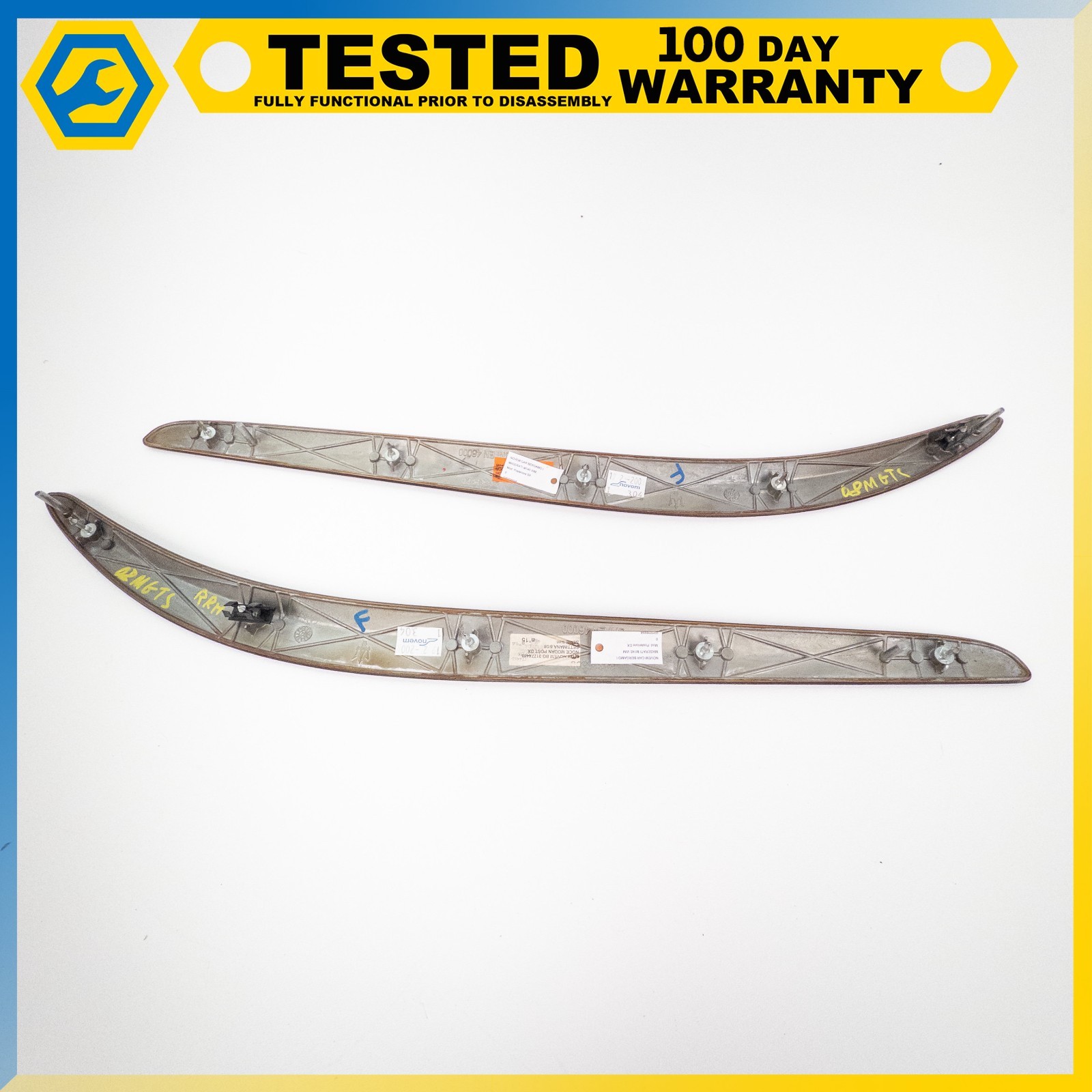 08-19 MASERATI GRANTURISMO FRONT REAR LEFT RIGHT INTERIOR PANEL TRIM WOOD SET OE