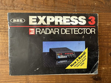 Vintage 1990 BEL Express 3 Model 944 Radar Detector User Guide FREE SHIPPING 