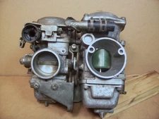 YAMAHA XV700 VIRAGO CARBURETOR SET , COMPLETE , REBUILD OR PARTS , GOOD CORE