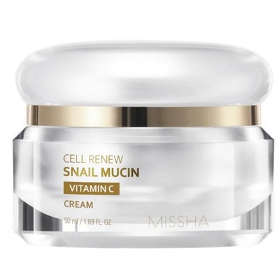 Missha Cell Renew Gesichtscreme mit Schneckenextrakt   50 ml