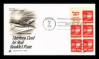 US COVER AIR MAIL 13C BOOKLET PANE FIRST DAY ISSUE SCOTT C79A ARTCRAFT