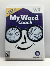My Word Coach - Nintendo Wii Simulation - Complete w/ Manual - Tested Working