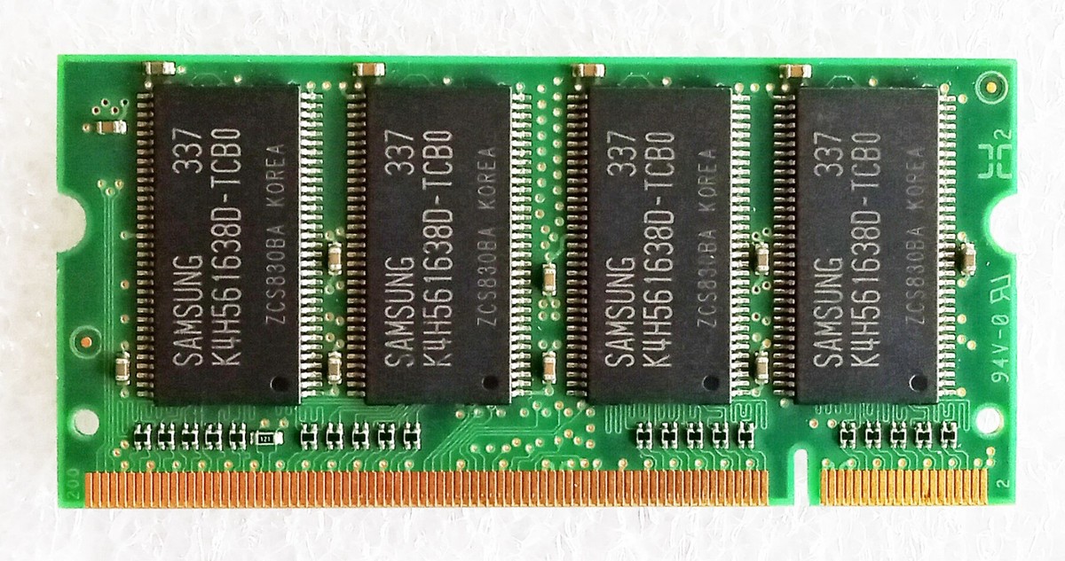 Samsung 256MB DDR SODIMM Memory RAM, 266MHz, PC2100S | eBay