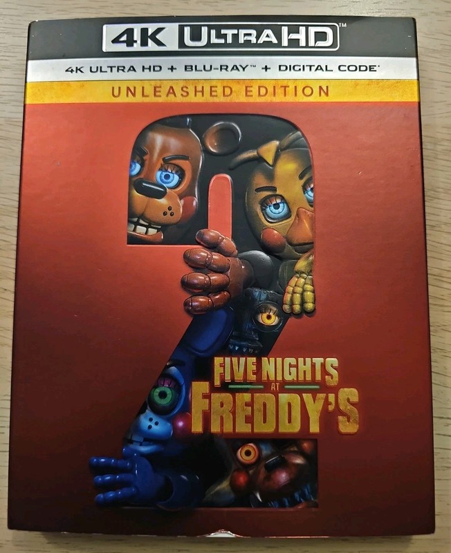 Five Nights at Freddy's 2 (4K Ultra HD, Blu Ray + digital) *BRAND-NEW*
