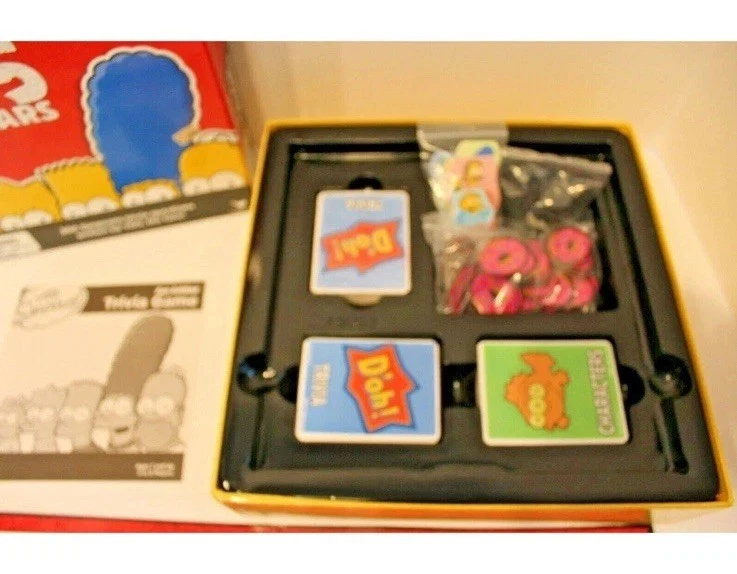 The Simpsons Fan Edition Trivia Game 2013 Homer Bart Dice 25 Years 100% Complete - Image 4 of 4