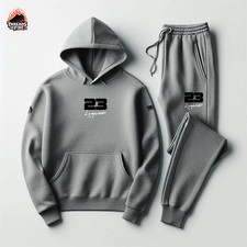 Grey Tracksuit Hoodie Joggers 2pc Set 23 Legend Sweatsuit To Match 5 Wolf Grey