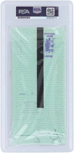 Cheque firmado por Bobby Murcer New York Yankees del 15 de agosto de 1986 - PSA 84855675 Foto 2 de 2