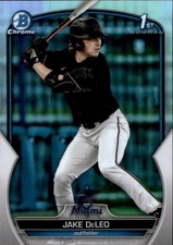 2023 Bowman Draft #BDC-158 Jake DeLeo Chrome Refractor