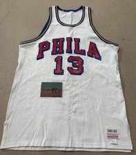 Wilt Chamberlain 1961-62 Philadelphia Warriors Limited Ed Signed Jersey /100 UD