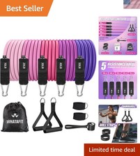 Heavy-Duty Natural Rubber Resistance Bands: Ultimate Set for Fitness Performance