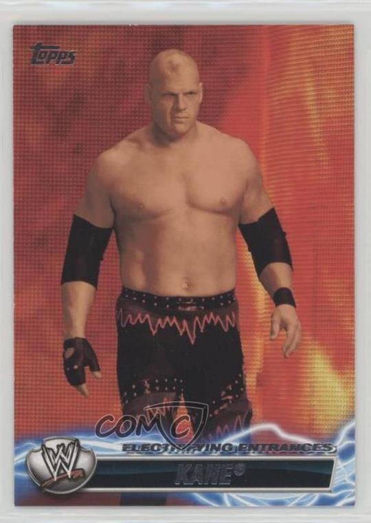 2011 Topps WWE Electrifying Entrances Kane #EE-12 0c3