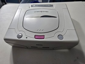 Sega Saturn White Console NTSC-J Working With Controller