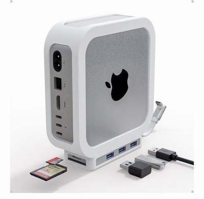 5 in 1 Docking Station Compatible with Mac mini M4 / Mac mini M4 Pro, Premium...