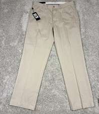 Vintage Polo Ralph Lauren Chino Pants Men s 36x32 Beige Classic Fit Flat Front