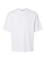 Selected Homme Herren Slhlooseoscar O-Neck Tee Noos T-Shirt, Bright White, L EU