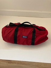 Vintage Outdoor Products Duffel Bag – Red Nylon – Made in USA – Heavy Duty Trave