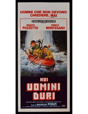 locandina NOI UOMINI DURI renato pozzetto enrico montesano B05