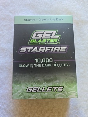 4 Boxes Of Gel Blaster Starfire Glow in the Dark Gellets 10,000 Per Package
