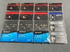 Lot Of 16 Mini DV 60 Minute Video Tapes Cassettes SONY Maxwell JVC Panasonic