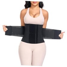 Waist Trainer for Women, Waist Cincher Trimmer Ab Belt Tummy Control Medium