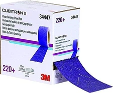 3M Cubitron II Hookit Clean Sanding Sheet Roll, 34447, 220+ grade, 70 mm x 12 m