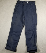 Carhartt Rugged Flex Steel Multi Double Front Pants 34x36 Navy Relaxed Fit
